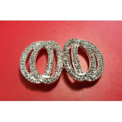 Zapięcie ozdobne srebrne